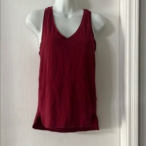 Lululemon Burgundy Sleeveless Top